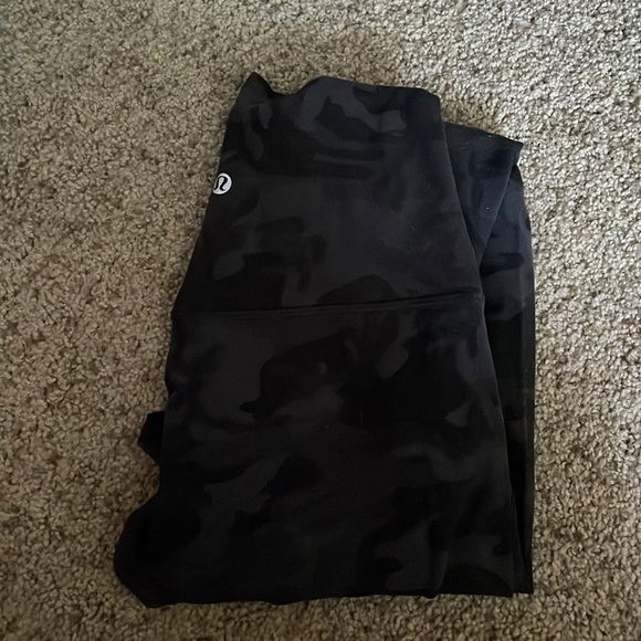 lululemon athletica Pants - lululemon leggings. Black camo.